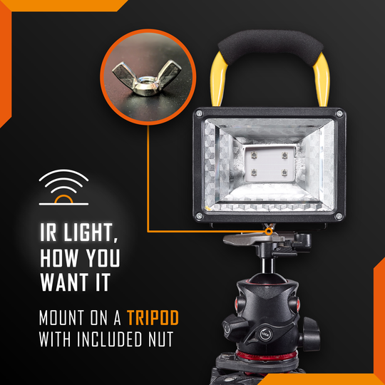 Nightfox Arc | Powerful IR Floodlight | Wide beam | USB-C