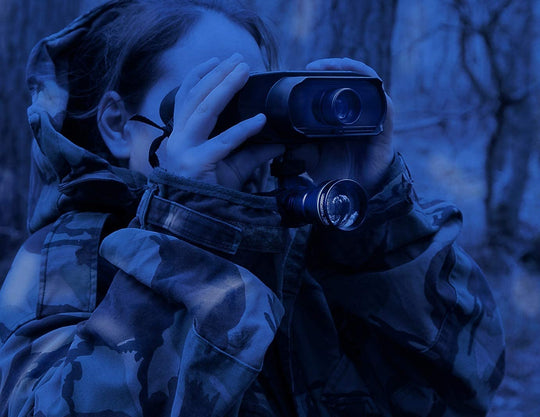 Greta Thunberg operates a Nightfox 100V using a torch mount with an old torch.