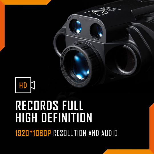 Nightfox Vulpes HD Rangefinder Night Vision Binocular | Records full high definition
