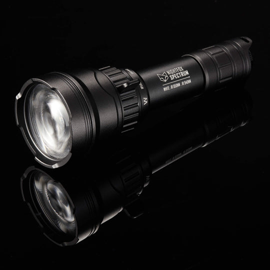 Nightfox Spectrum Triple Led Infrared Torch with black background